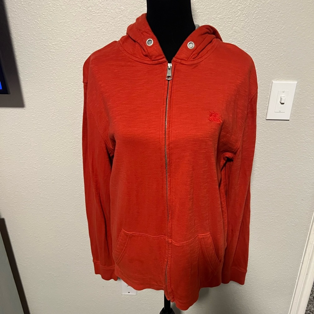Burberry zip up hoodie